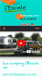 Mobile Screenshot of escale-camping.fr